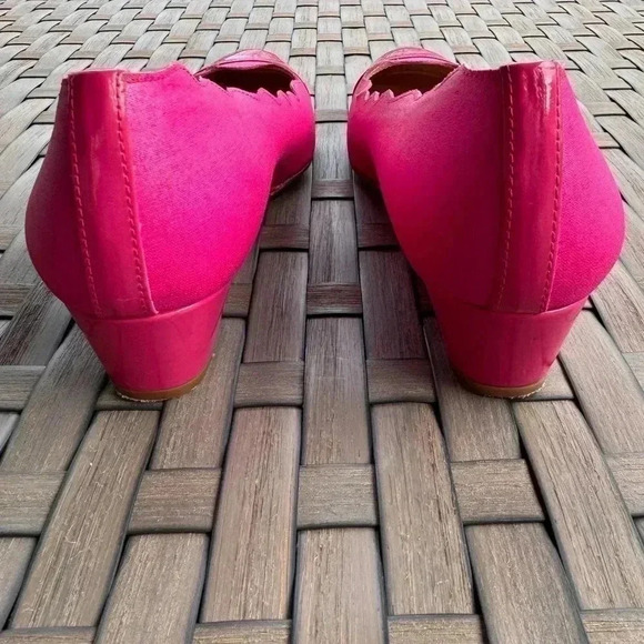 FS/NY‎ Women’s Pink Jigsaw Wedge Pumps Size 9 - Picture 5 of 11